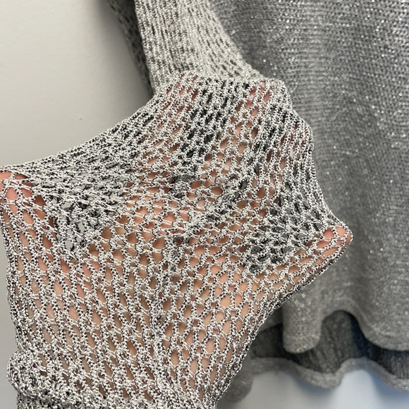 Generation Love silver metallic long sleeve top - Picture 3 of 4